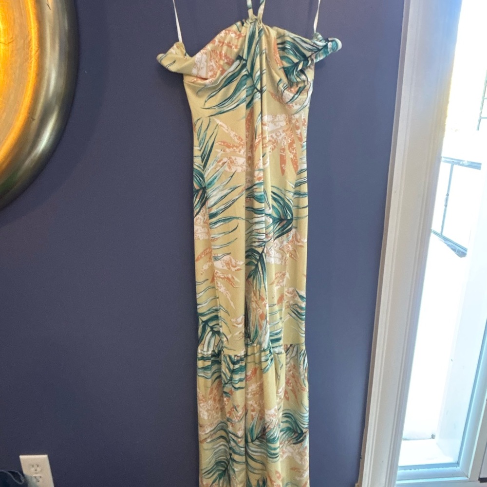 Chic Blue and Yellow Dress